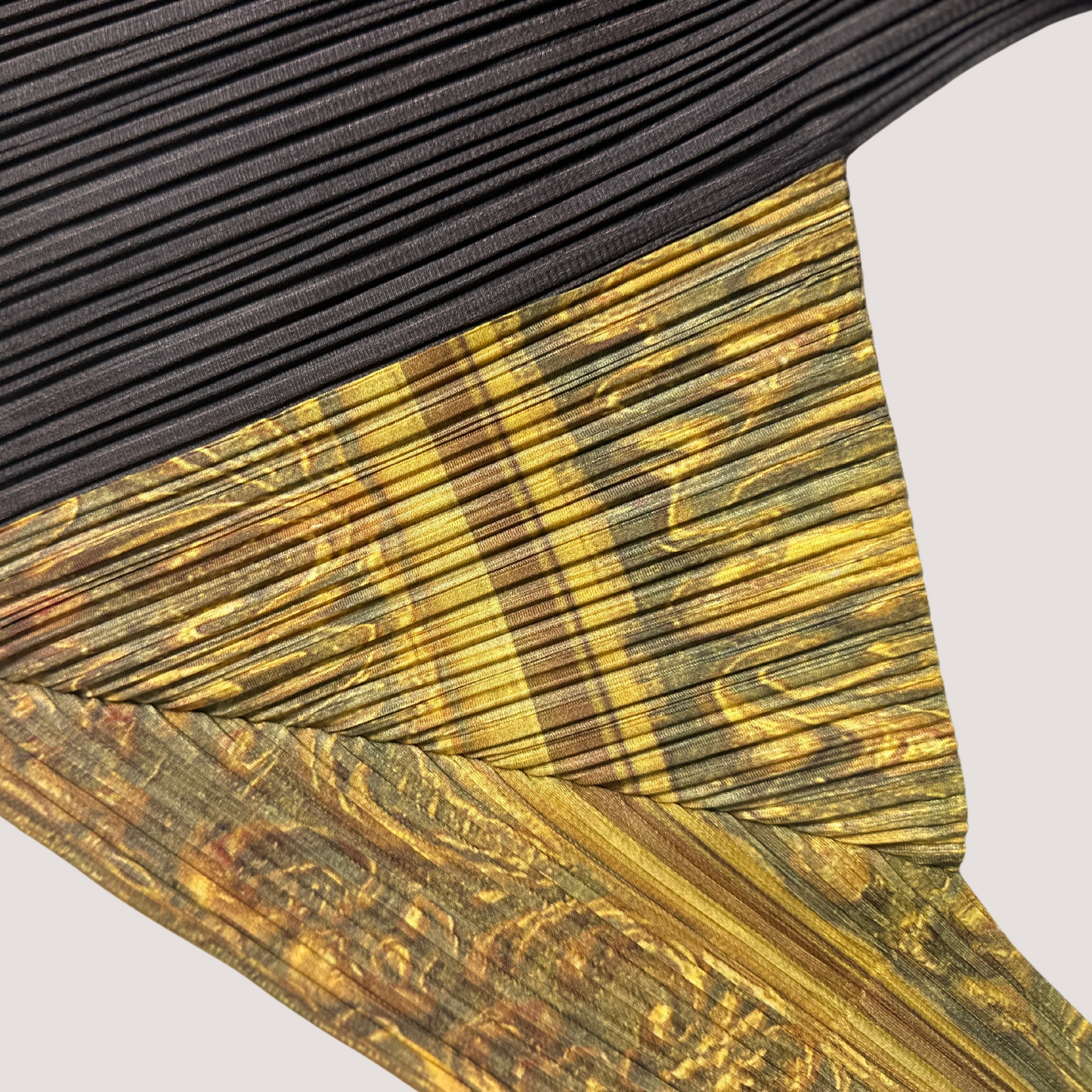 Rare 1997 Issey Miyake Guest Artist Series No.1 Yasumasa Morimura Pleated Longsleeves Top