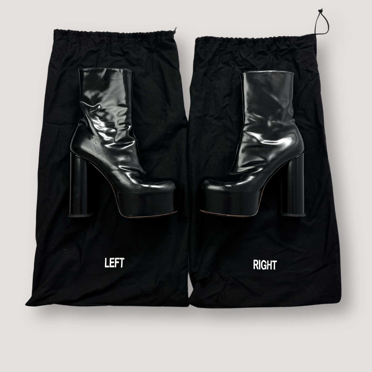 Vetements Leather Platfrom Boots