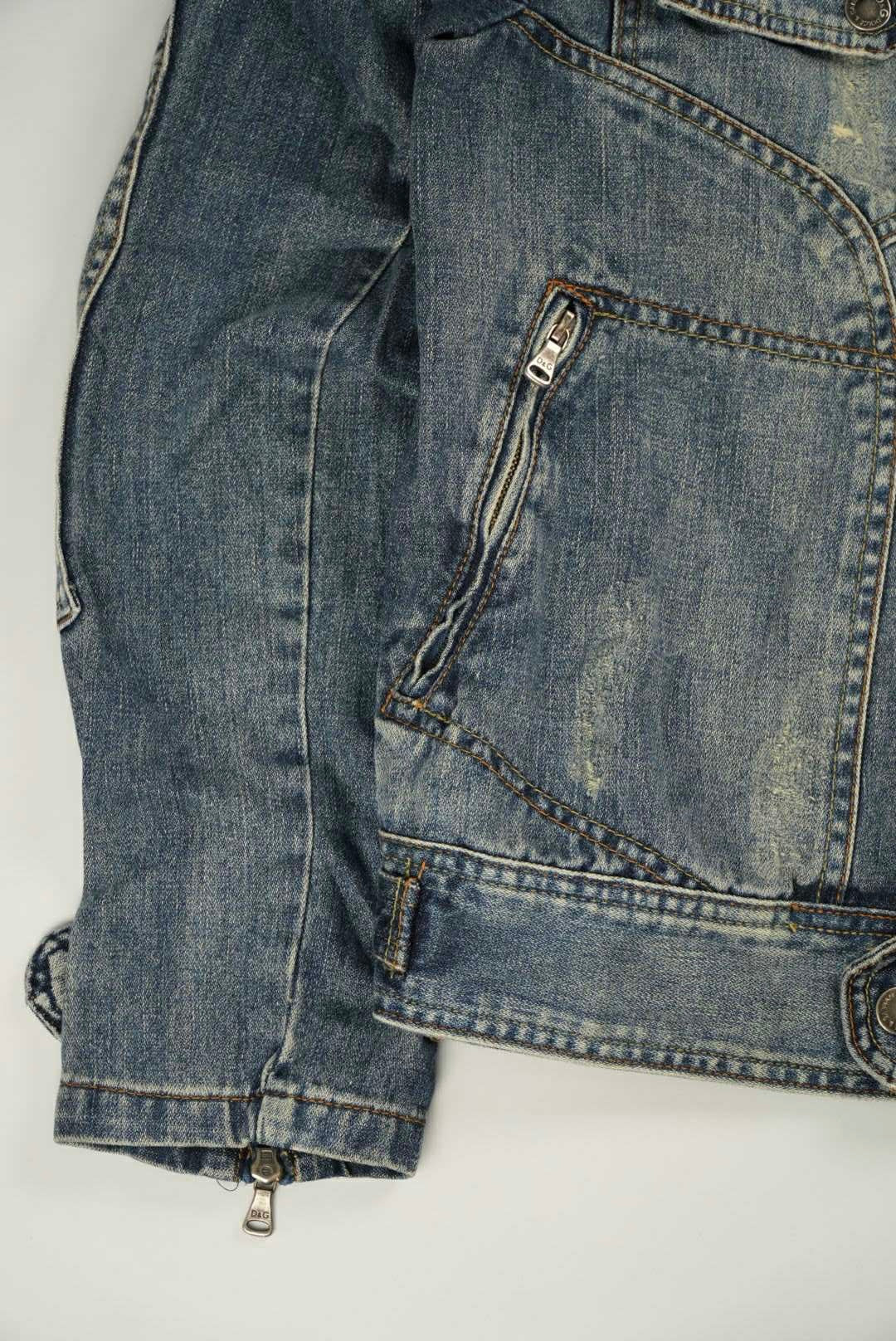 Dolce & Gabbana Multi Pocket Denim Jacket