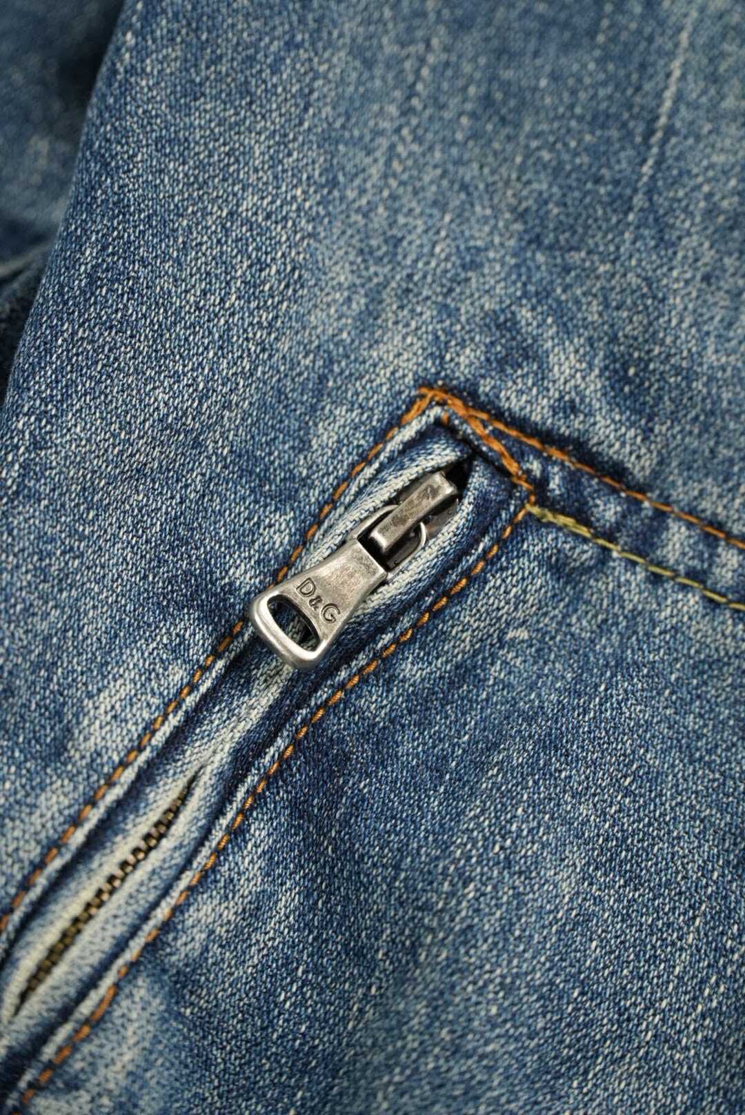 Dolce & Gabbana Multi Pocket Denim Jacket