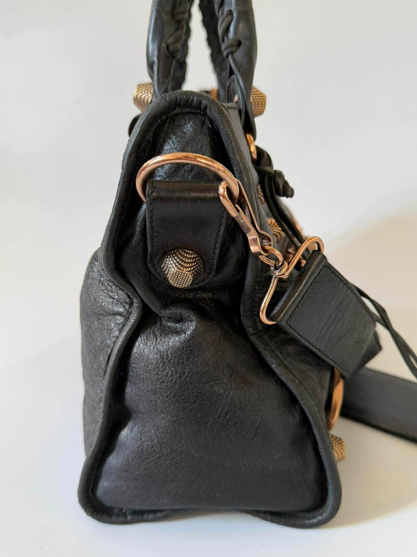 2000’s Balenciaga Black Giant 21 Bronze City Bag