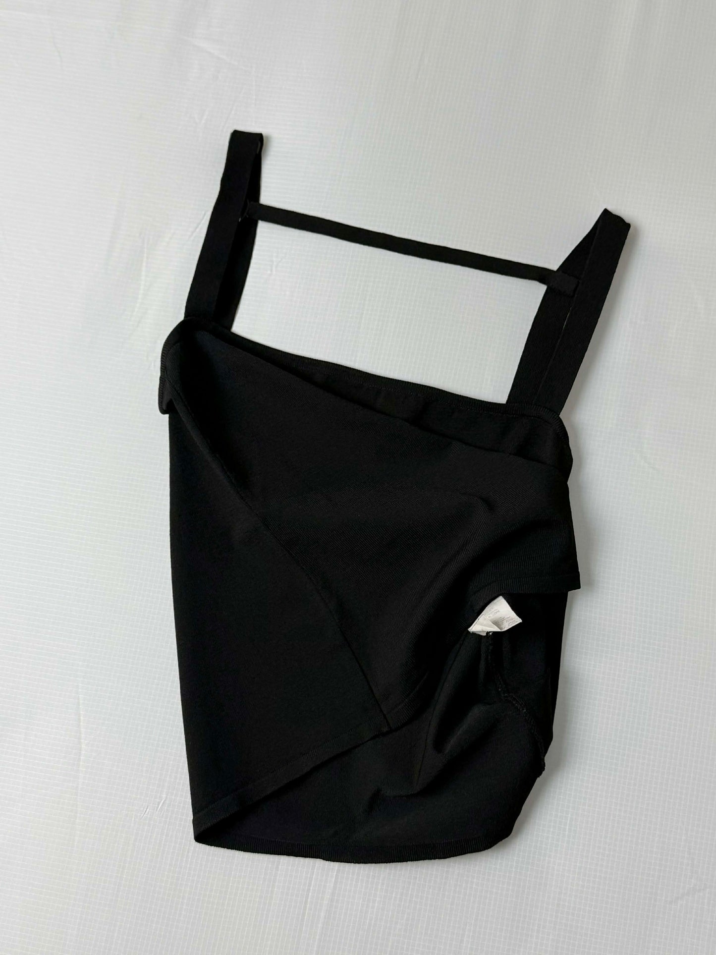 S/S 1998 Gucci by Tom Ford Black Bodycon Stretch Strap Top