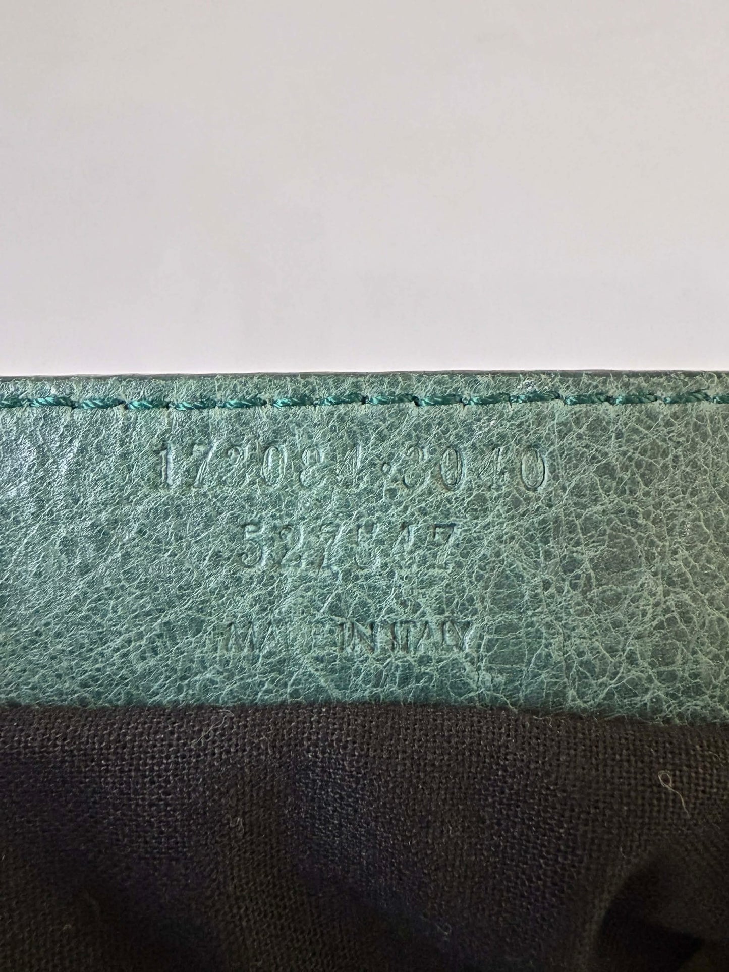 2000's Balenciaga Dark Green Giant 21 City Bag