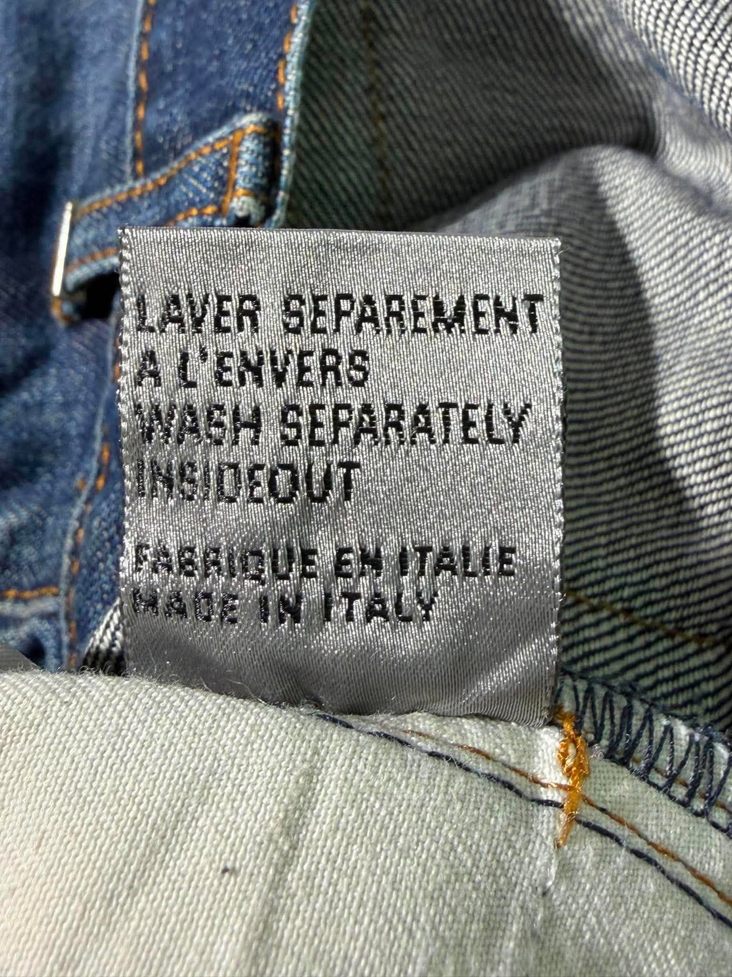 Dior Homme Distressed Blue Denim Jeans