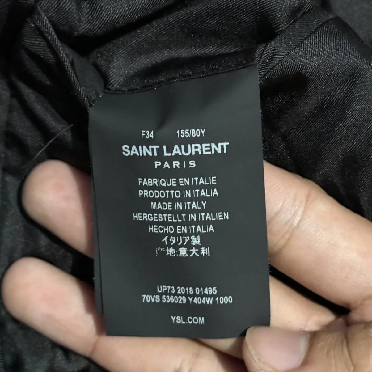 Saint Laurent Show Off Black Suit