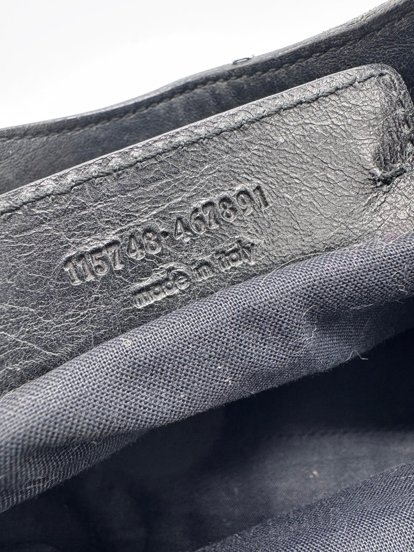 Balenciaga Lambskin Motorcycle City Bag