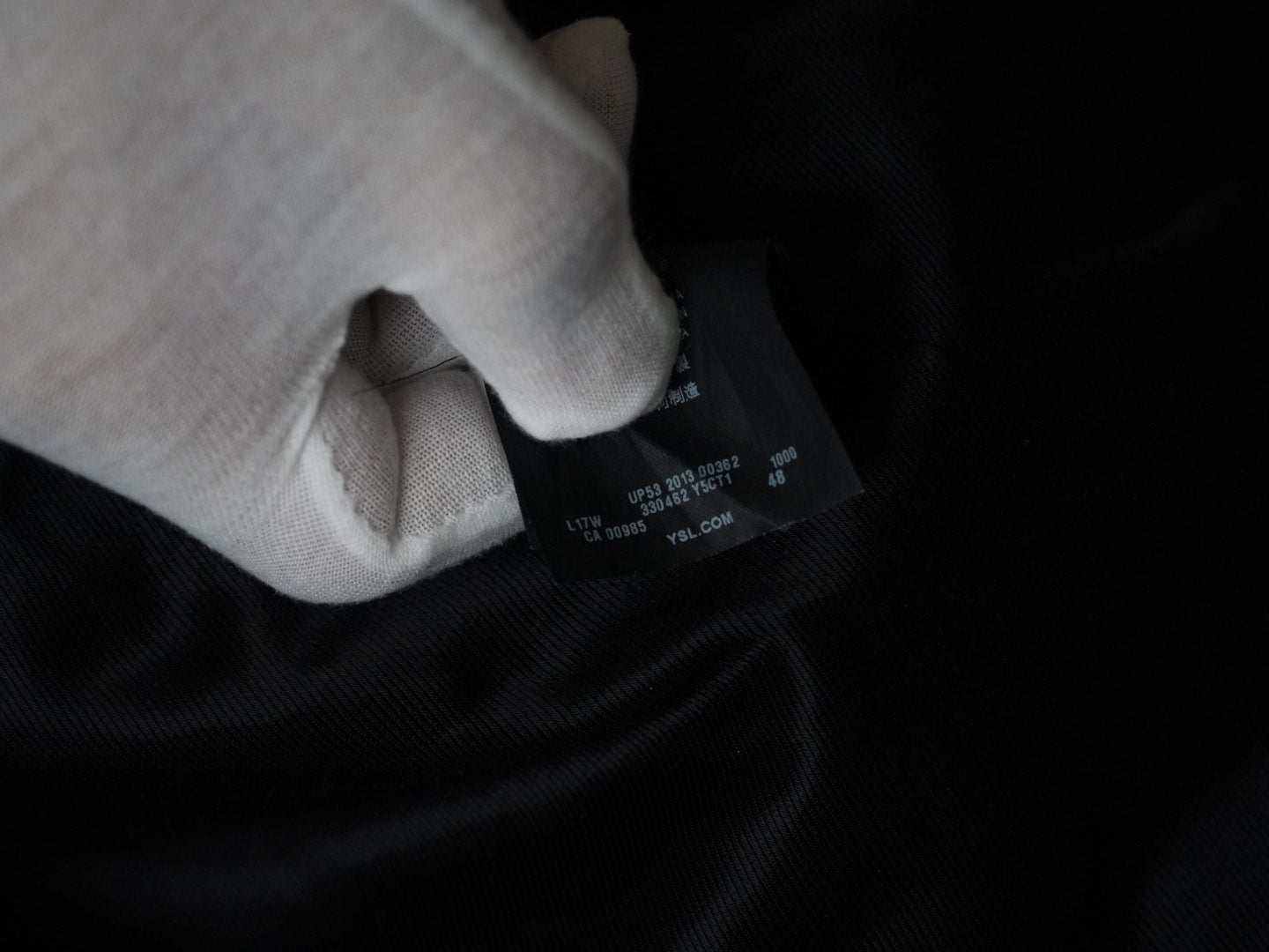 Saint Laurent x Hedi FW13 Calf Oil L17 Leather Biker Jacket