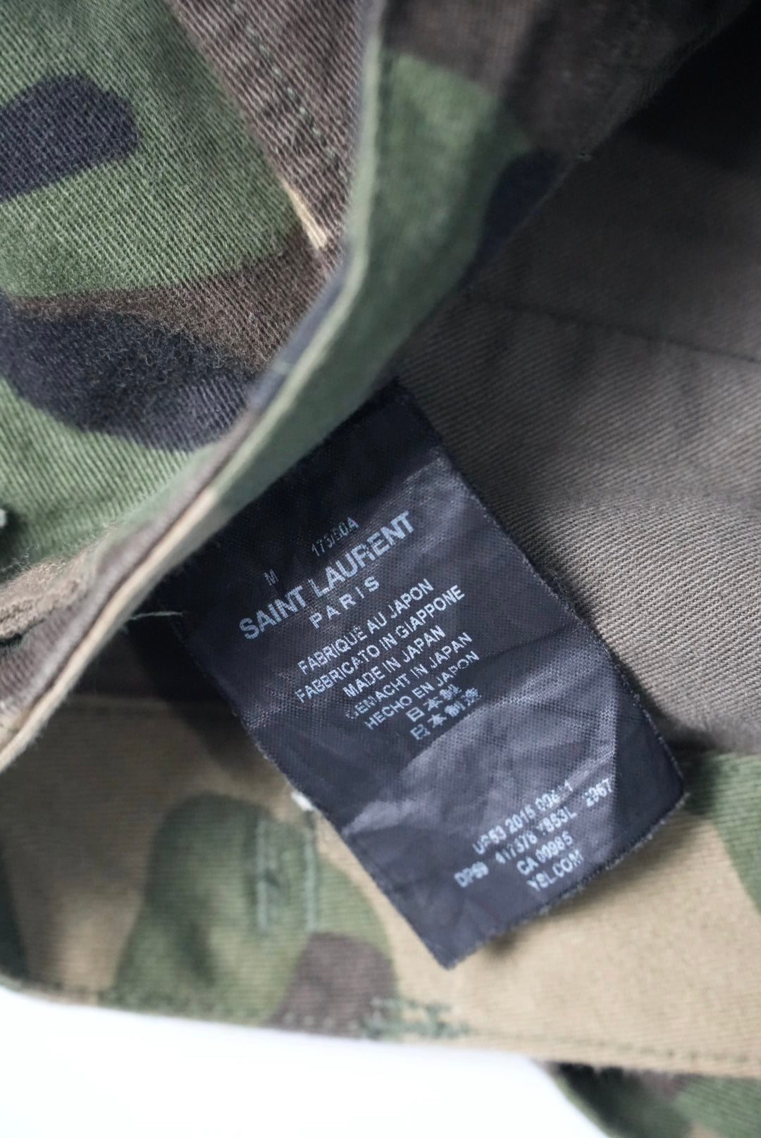 Saint Laurent SS16 Studded Camo Shorts