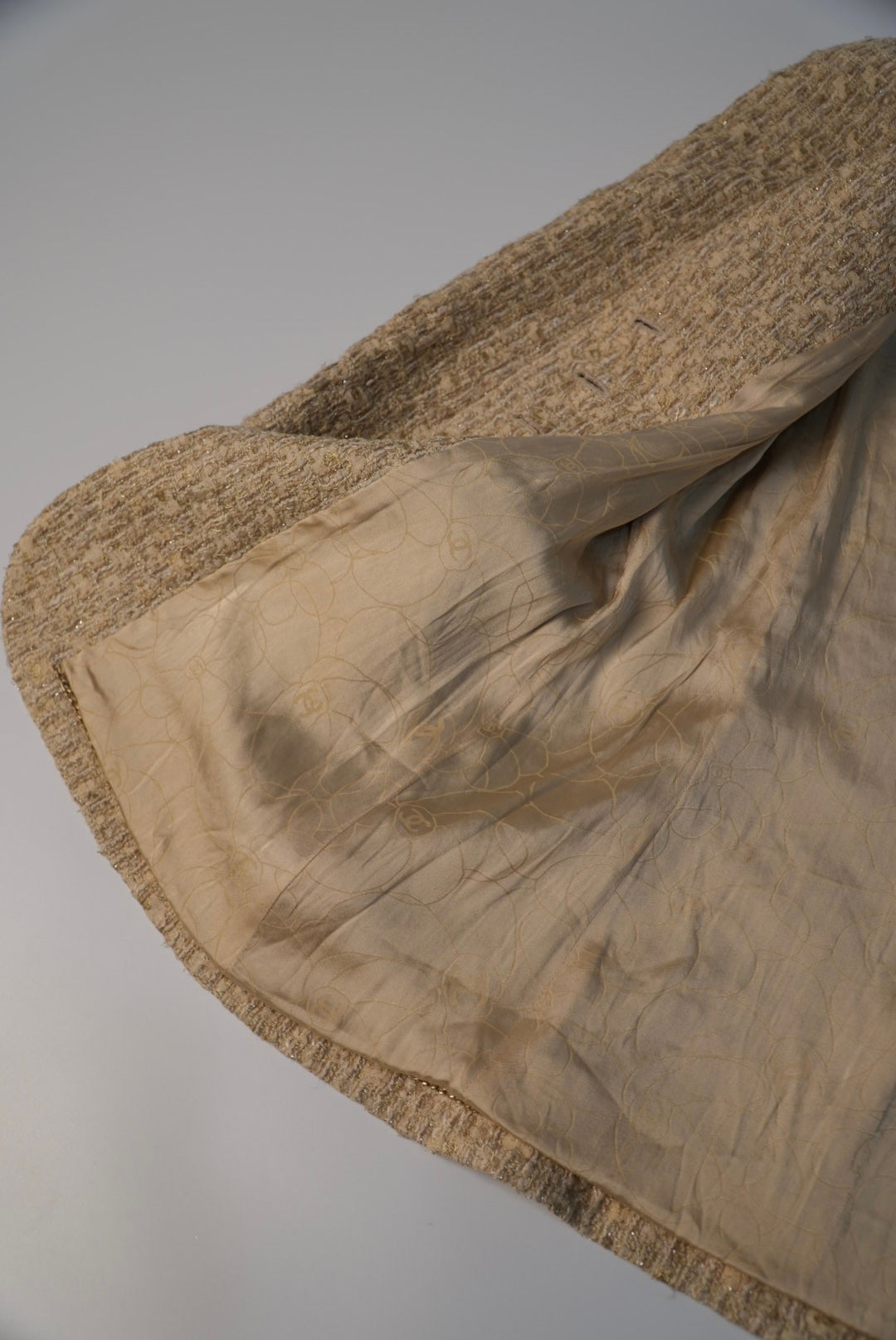 Chanel Beige Tweed Jacket