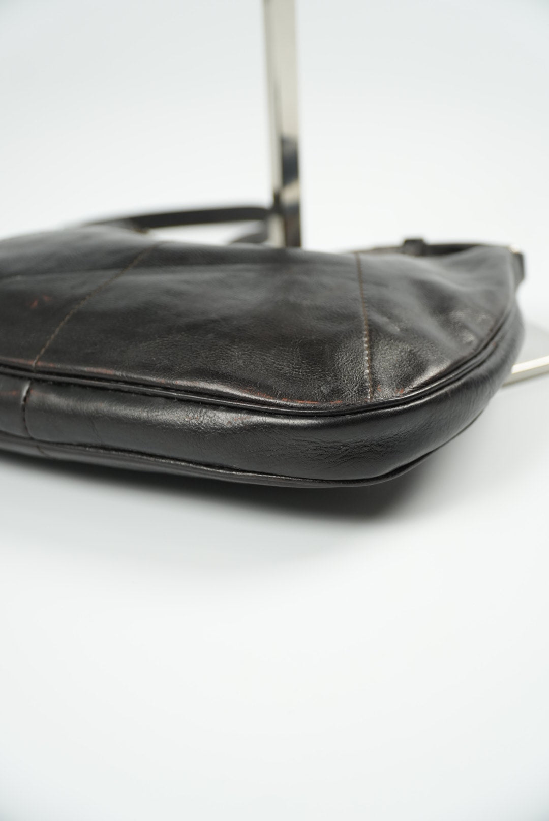 Yves Saint Laurent Rive Gauche Studded Leather Pochette