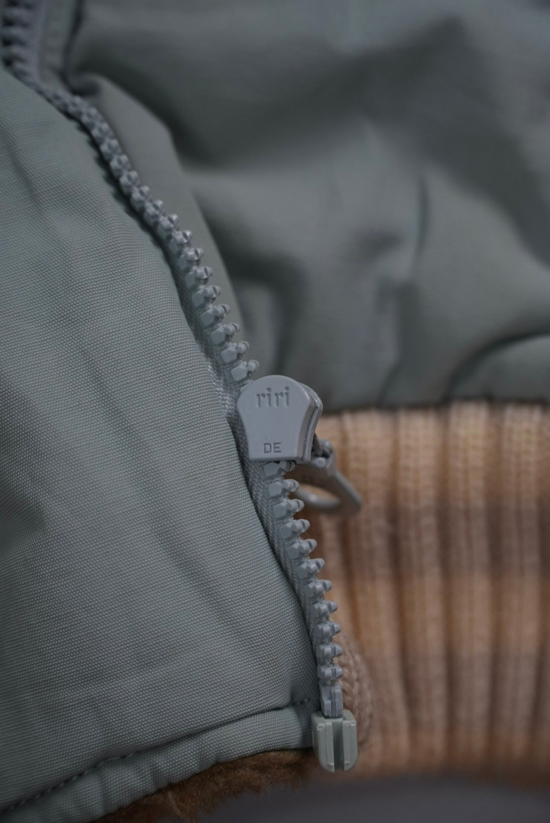 Chanel Sports Fall 2001 Blue CC Fur Bomber Jacket