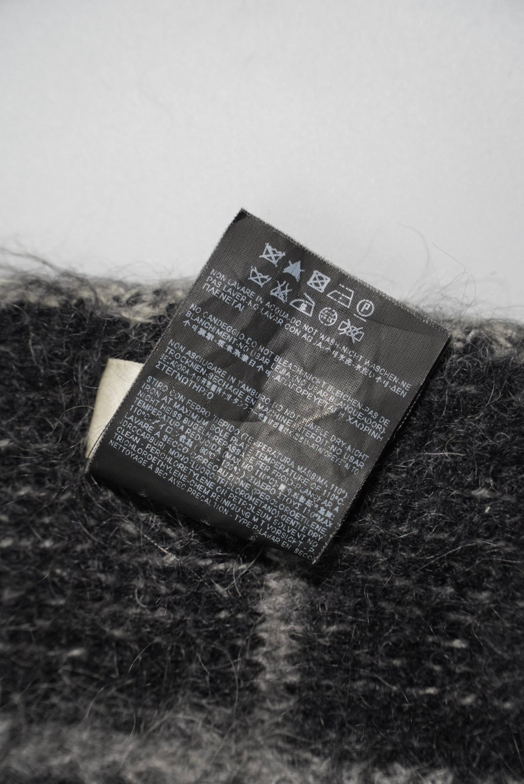 Saint Laurent Tartan Fringed Scarf