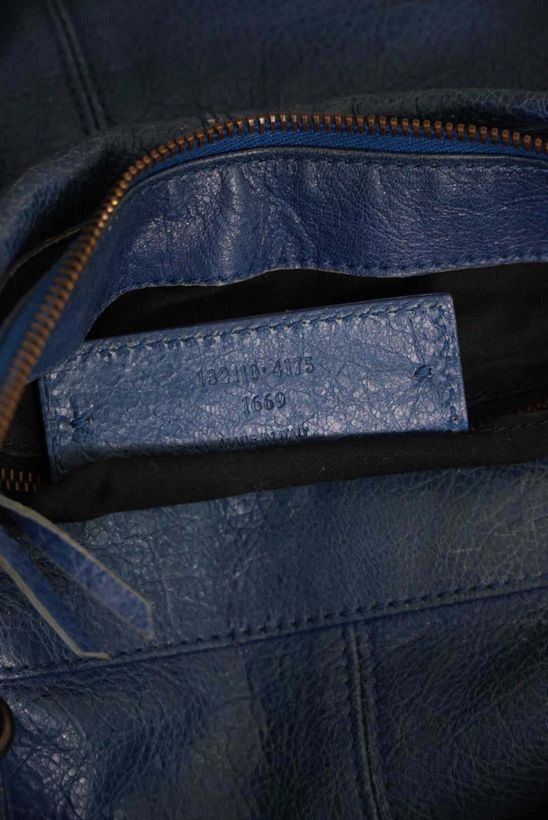 Balenciaga 2000’s Blue Motocross Classic Work Bag