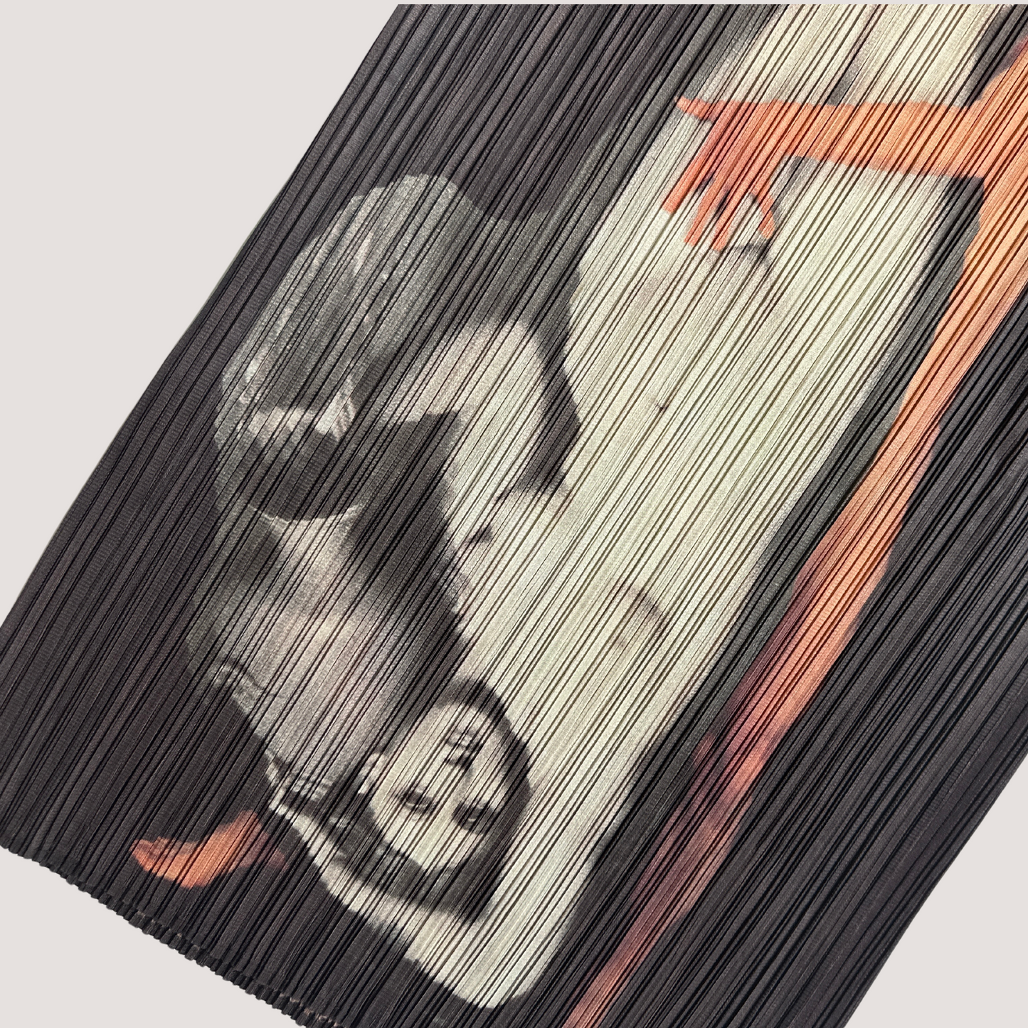 Rare 1997 Issey Miyake Guest Artist Series No.1 Yasumasa Morimura Pleated Sleeveless Top