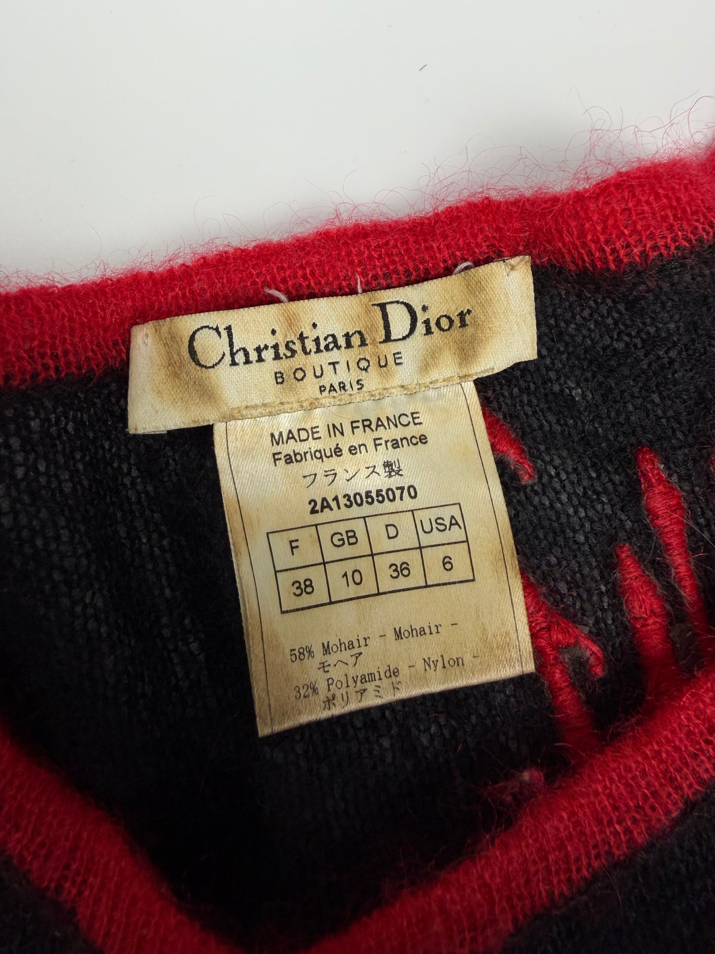 Dior by Galliano SS02 Gothic Blood Red 1947 Tops