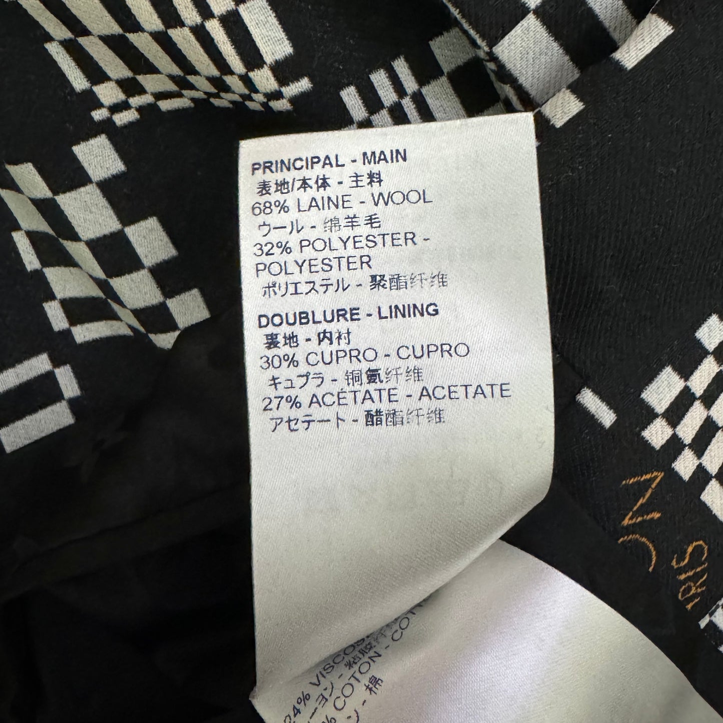 Louis Vuitton Damier Car Coat