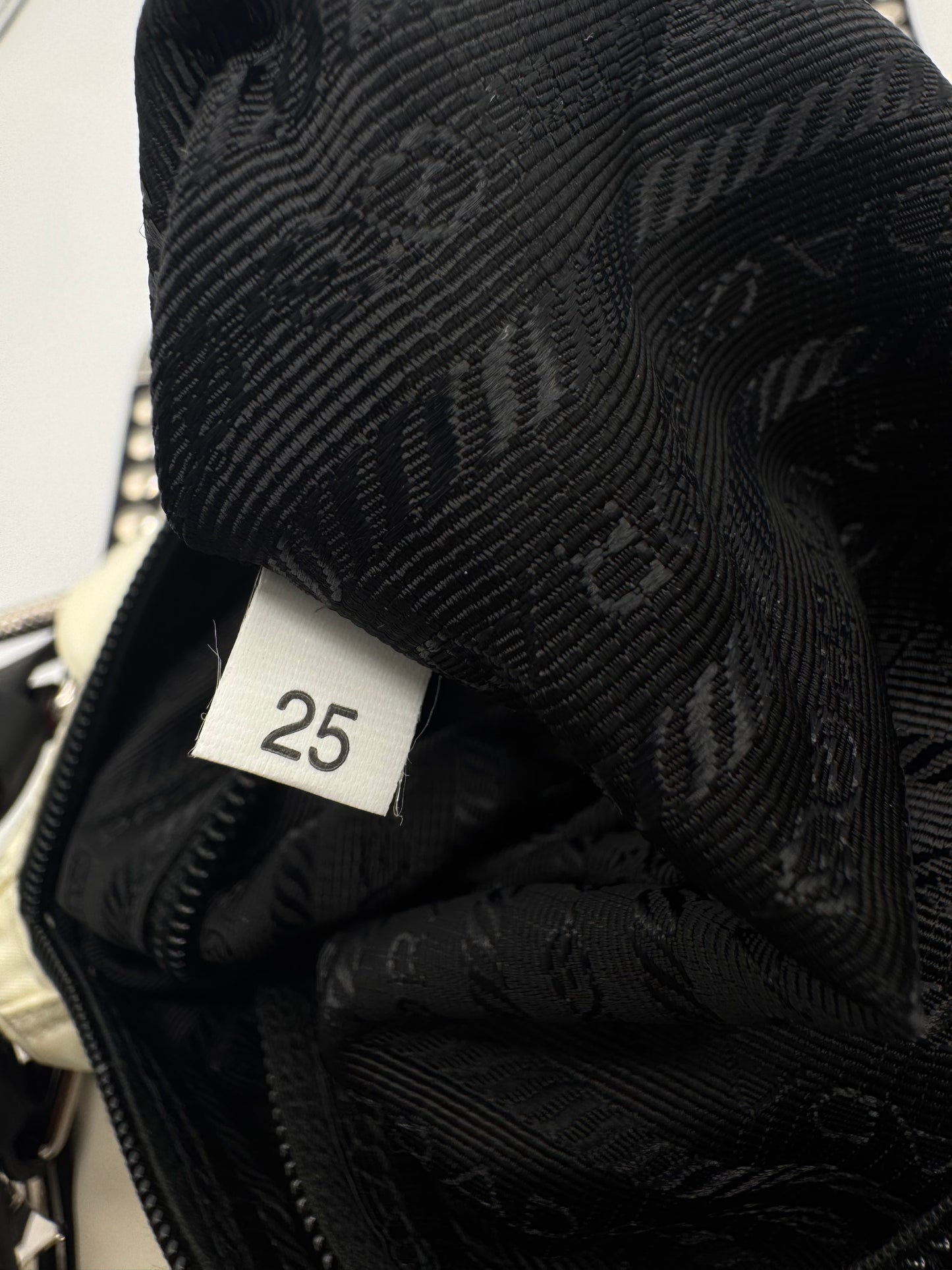 Prada 2018 New Vela Studded Messenger Bag