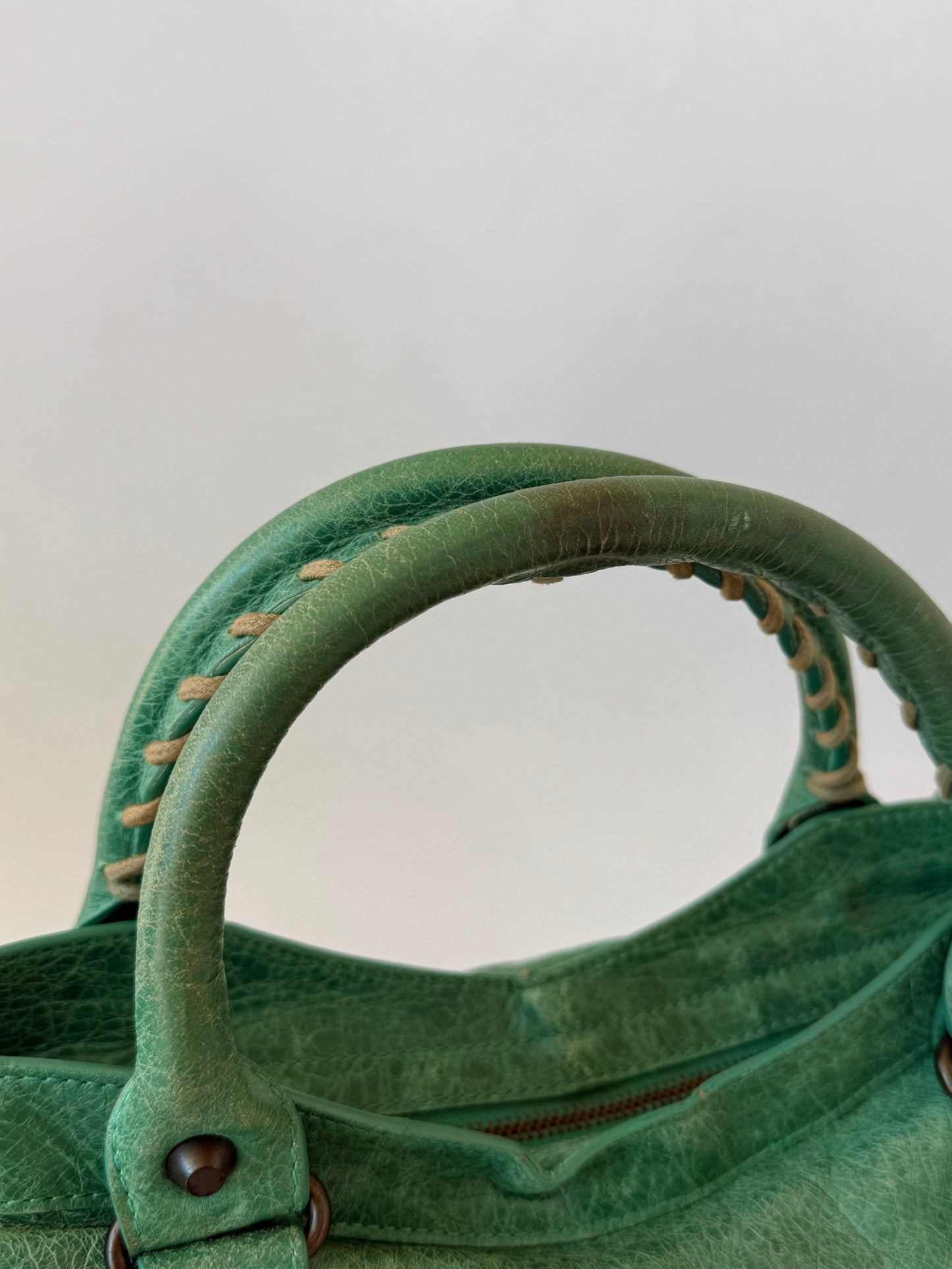 2000’s Balenciaga Green Classic City Bag