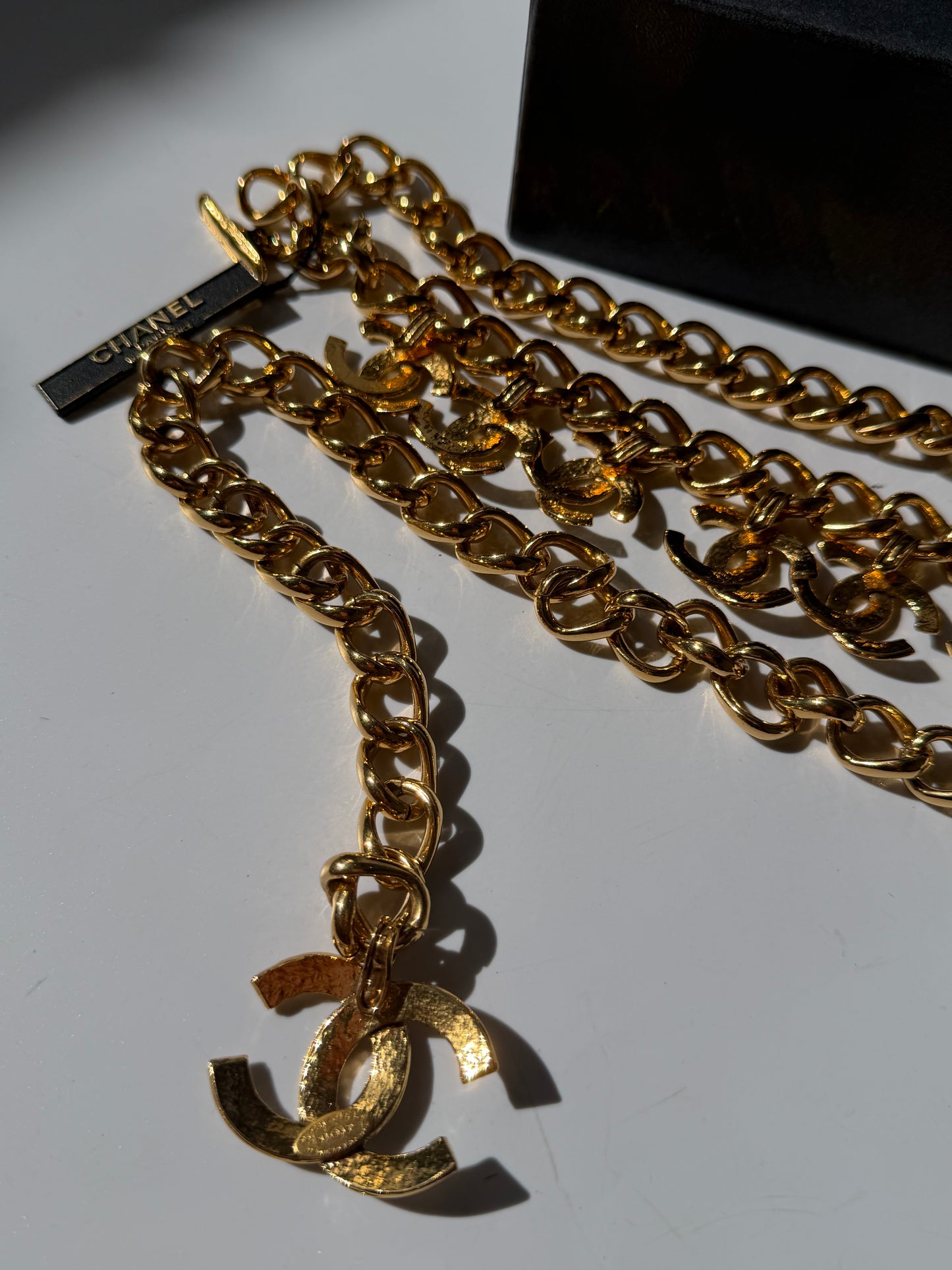 1994 Chanel CC Multi Gold-Plated Chain Belt