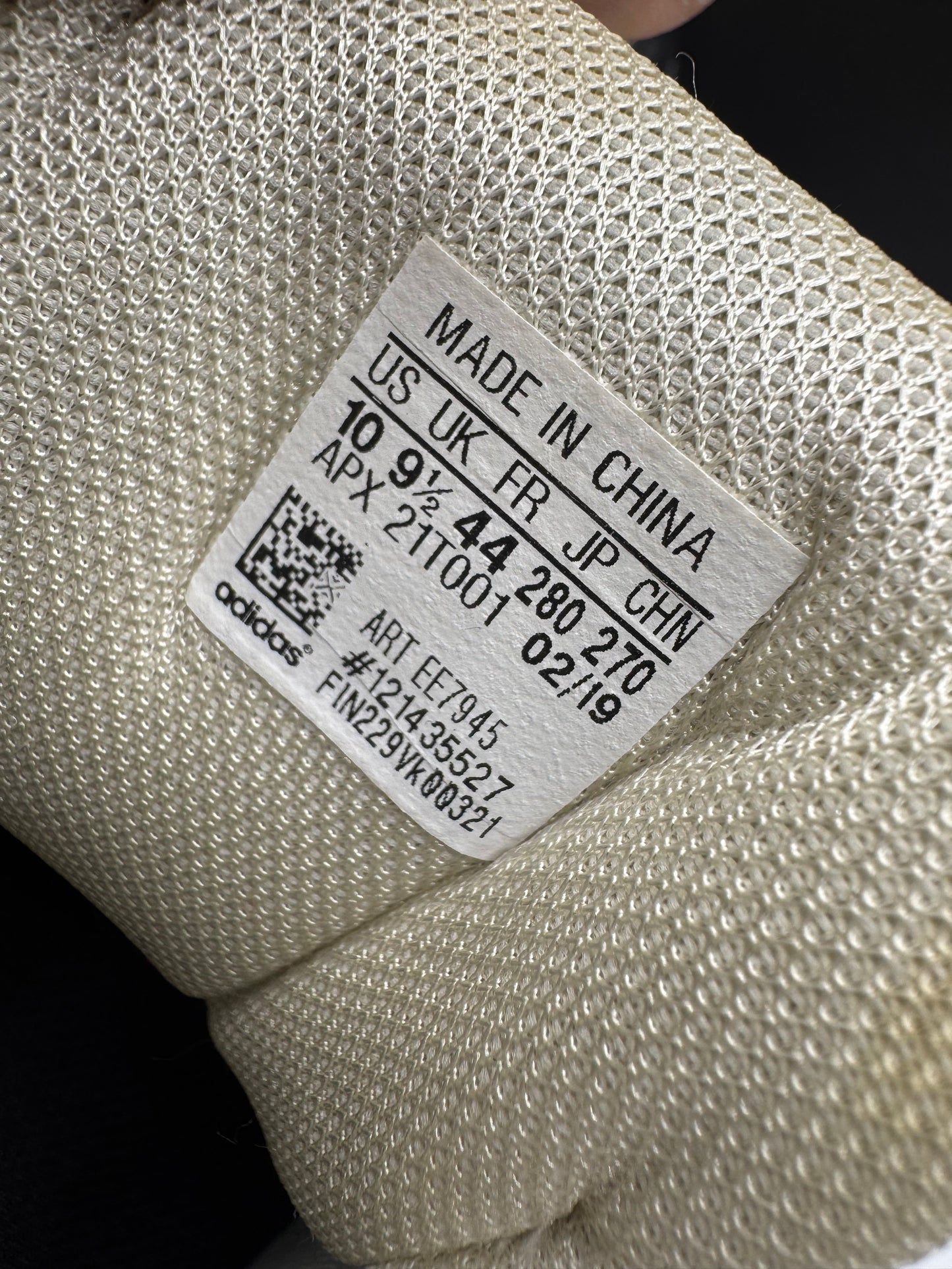 Adidas x Raf Simons Ozweego Mirrored Cream White Sneakers