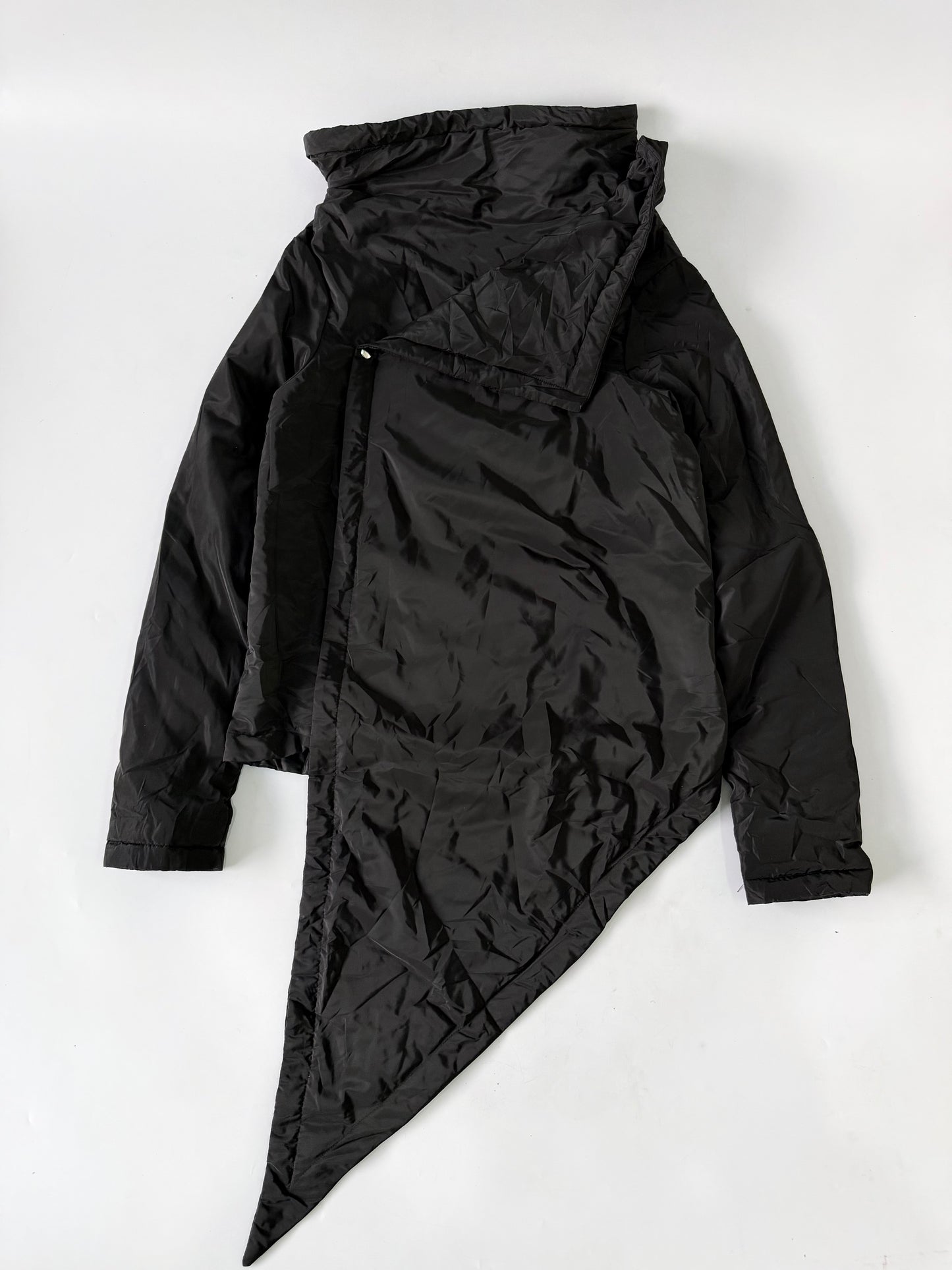 Rick Owens Black Asymmetrical Jacket