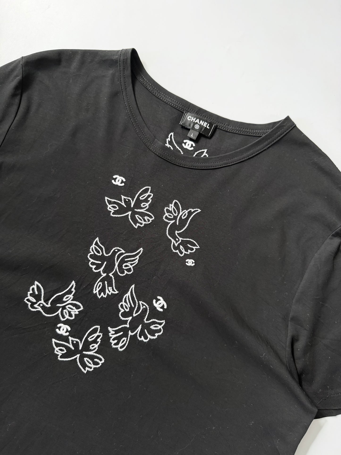 Chanel Embroidered T-Shirt 2022 Paris-Monte Carlo Cruise