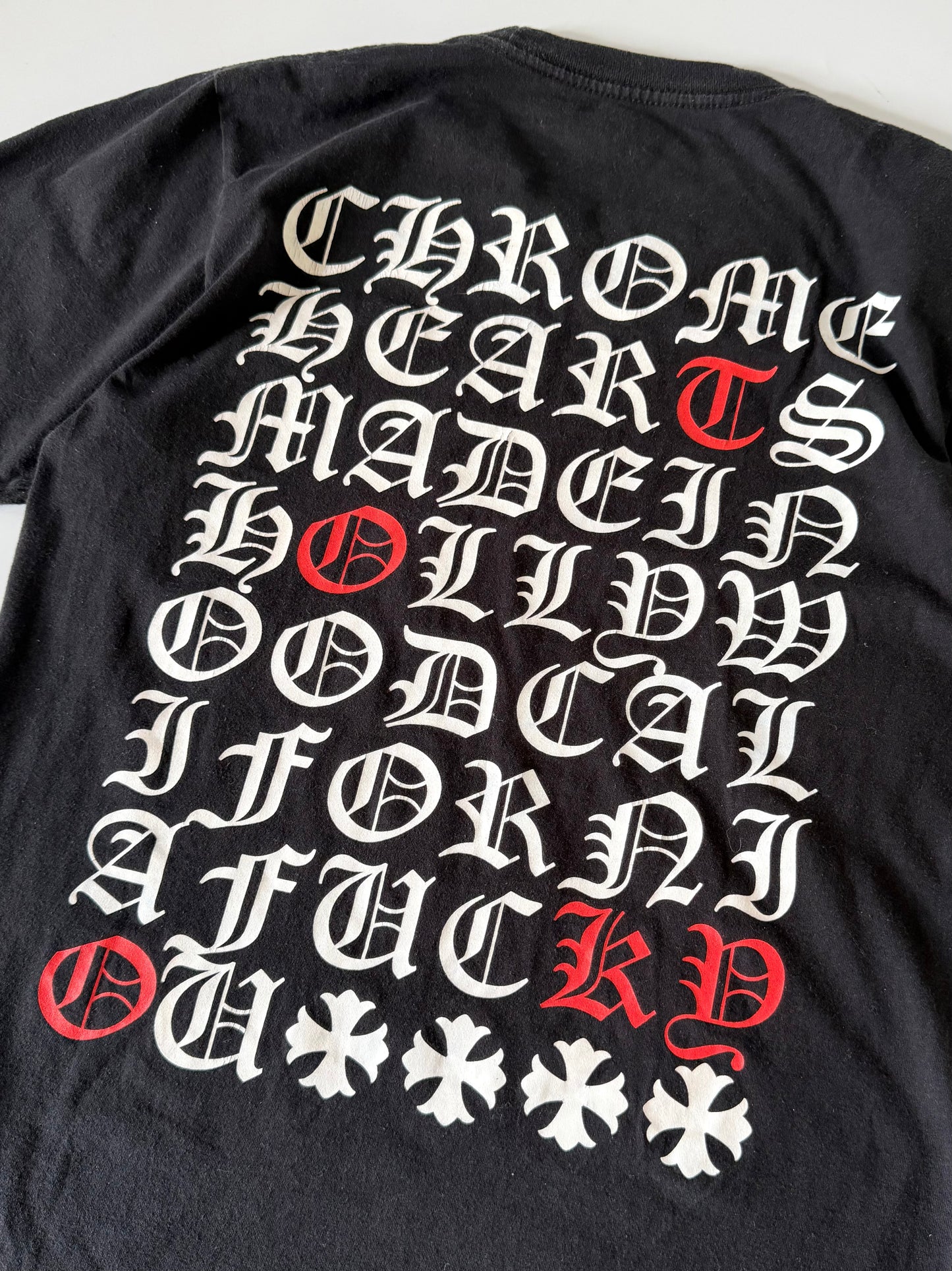 Chrome Hearts Made in Hollywood Black Pocket Tee