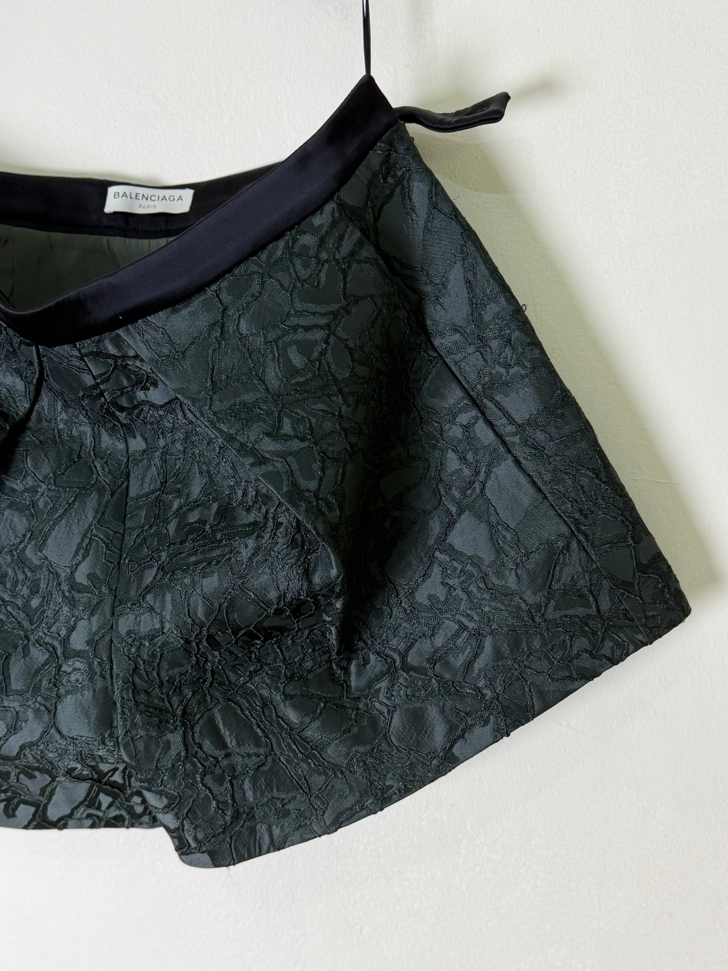 Balenciaga High-Waisted Floral Jacquard Pattern