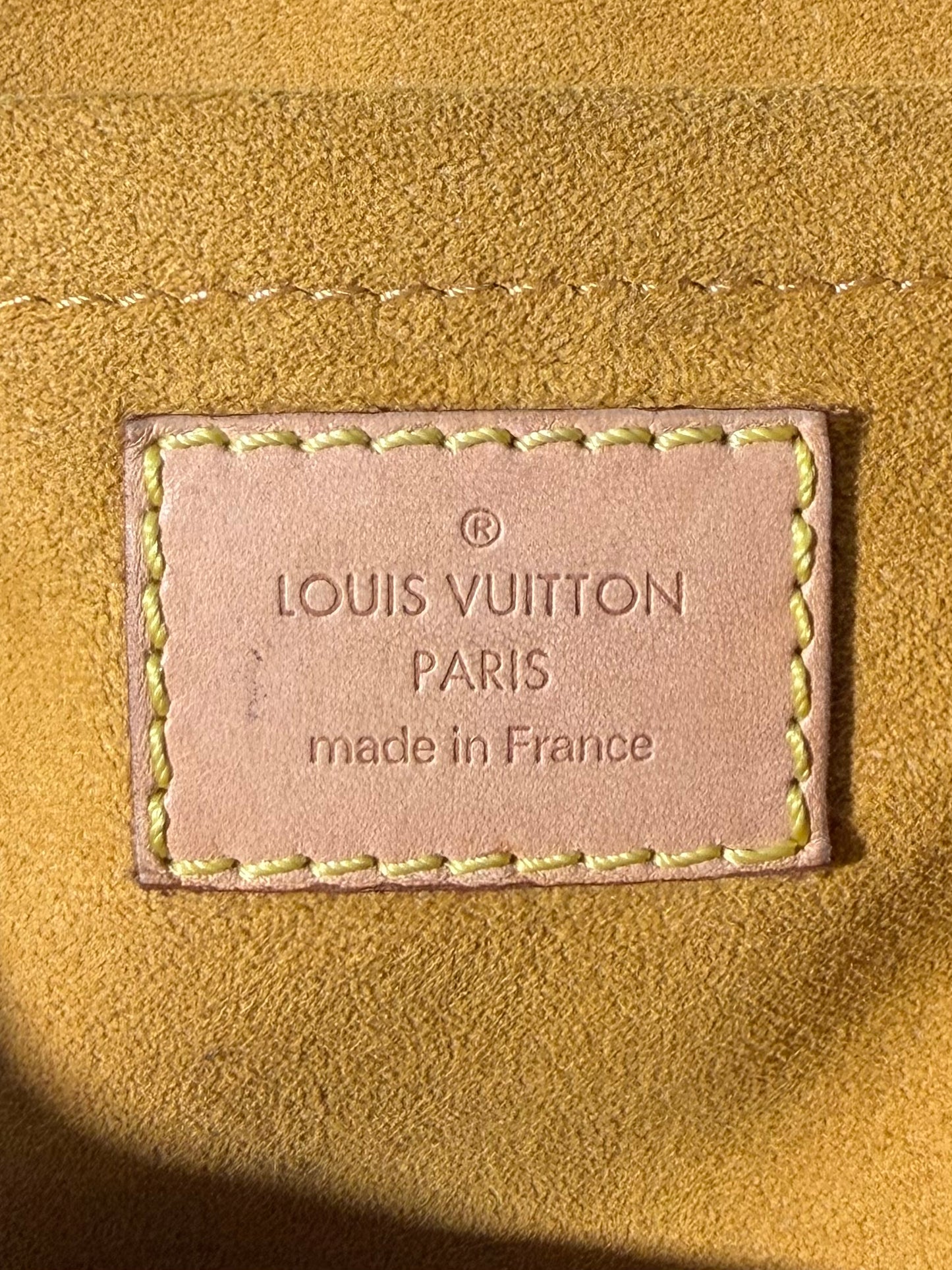 2005 Louis Vuitton Denim Monogram Sac Plat Bag