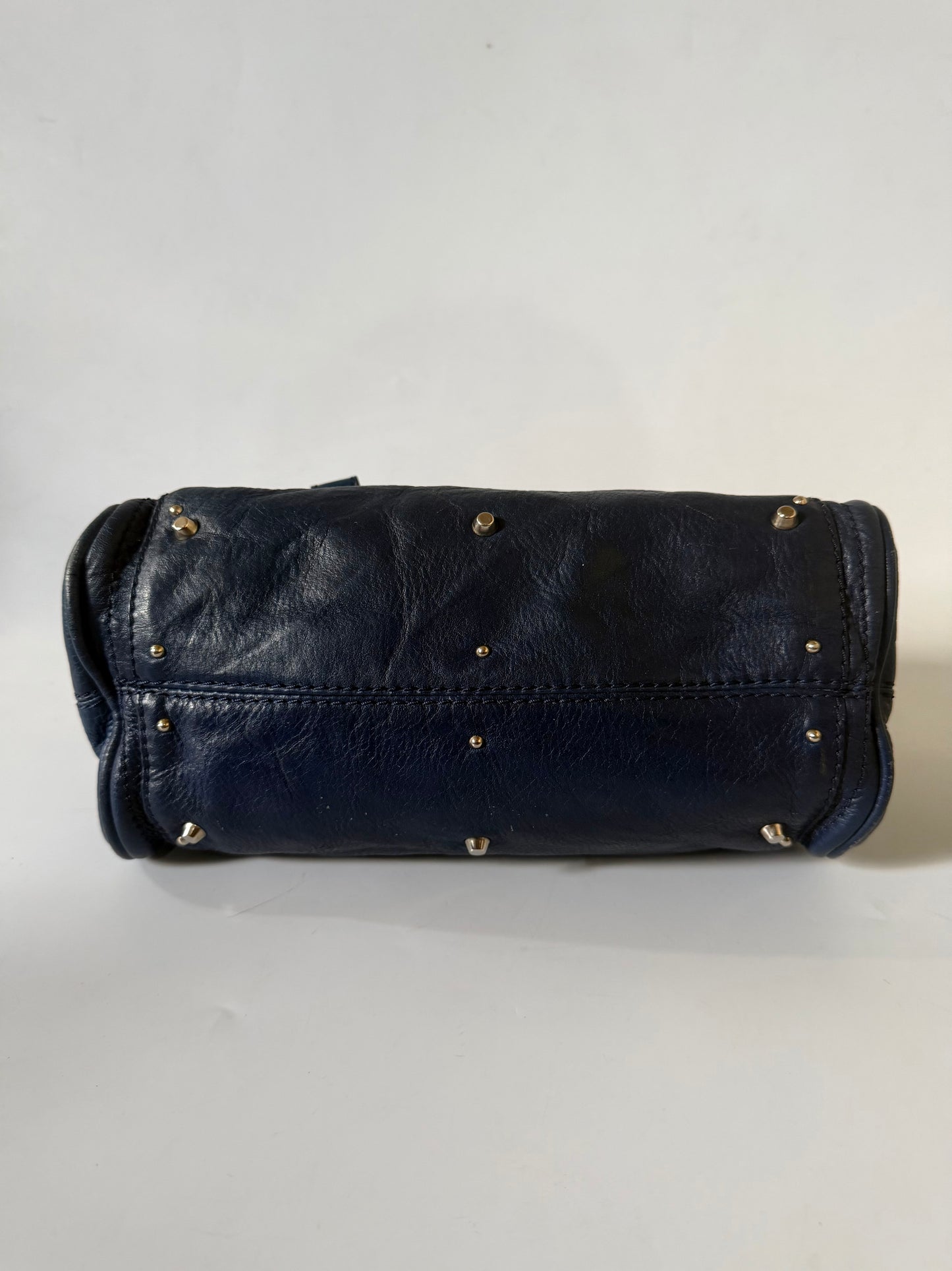 Chloe Blue Mini Paddington Satchel