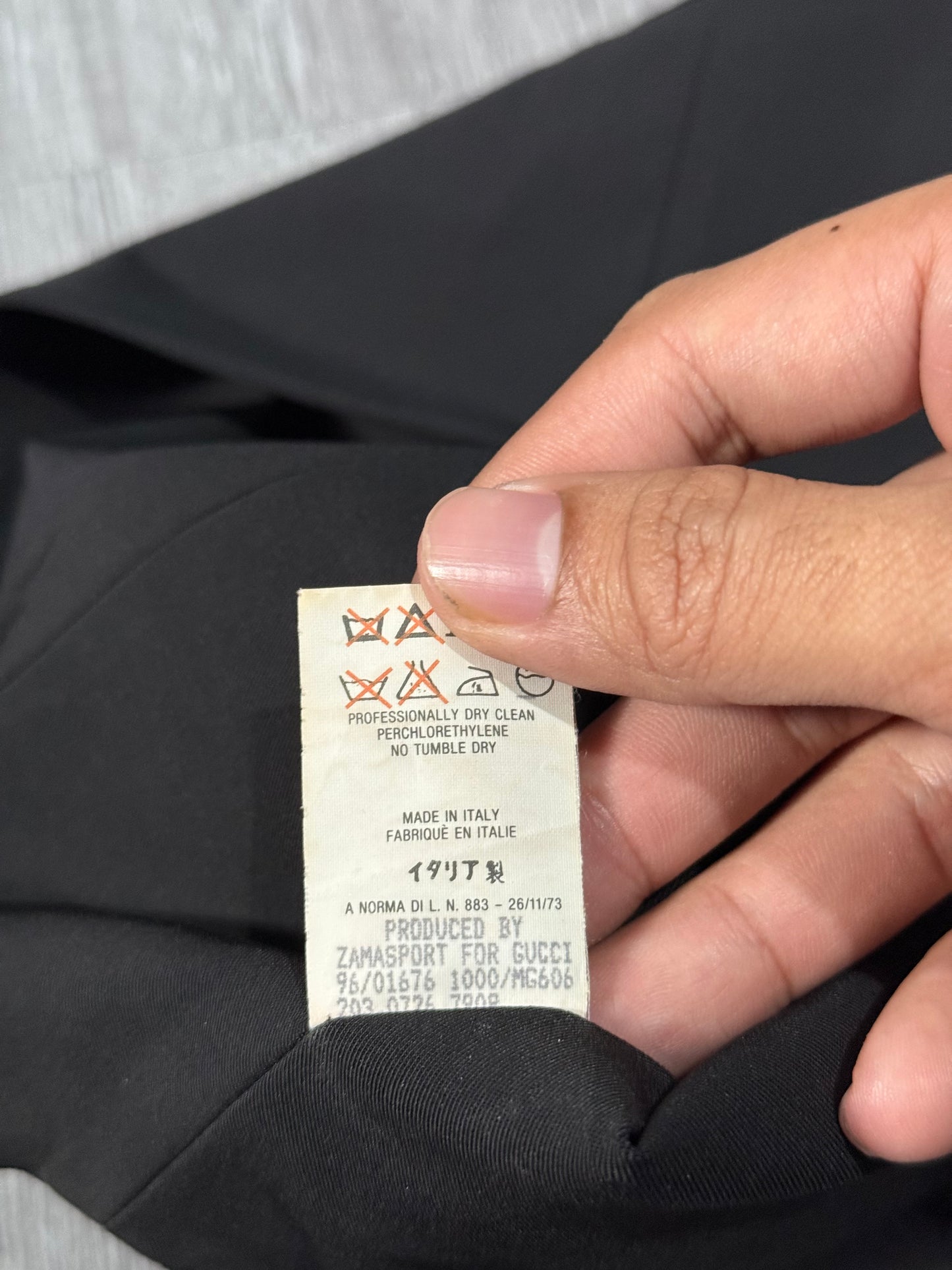 SS1996 Gucci by Tom Ford Silk Black Top