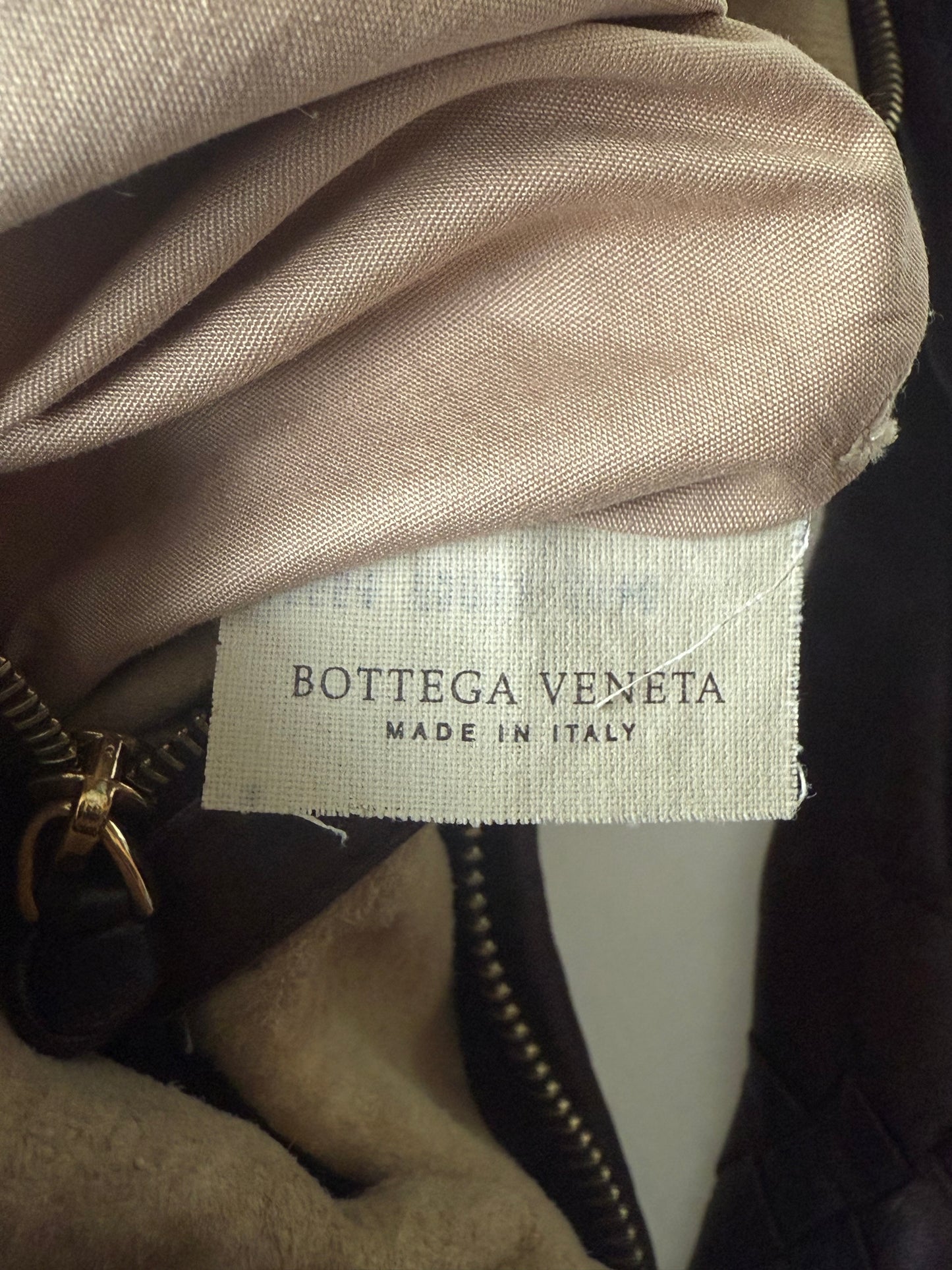 Bottega Veneta White Butterfly Intrecciato Woven Hobo Bag