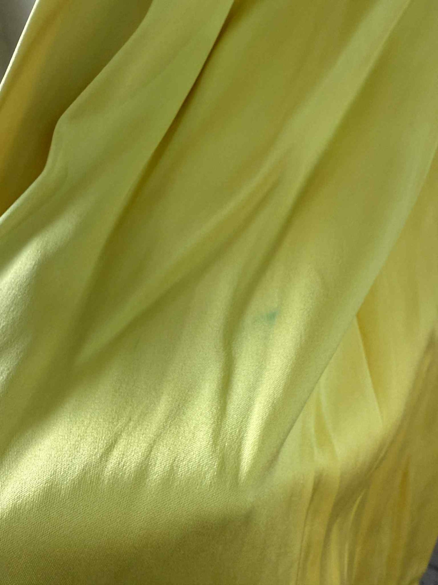 SS2018 Prada Yellow Silk Dress