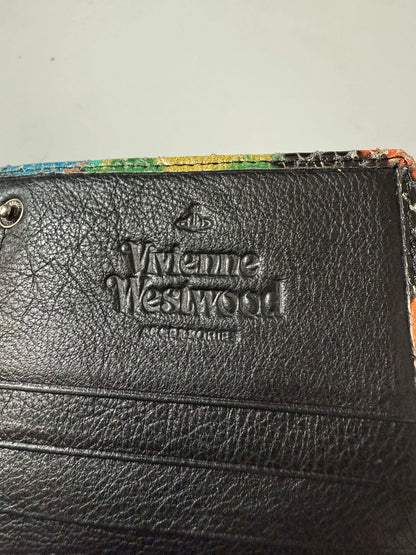 Vivienne Westwood Multicolor Python Skin Chain Shoulder Bag