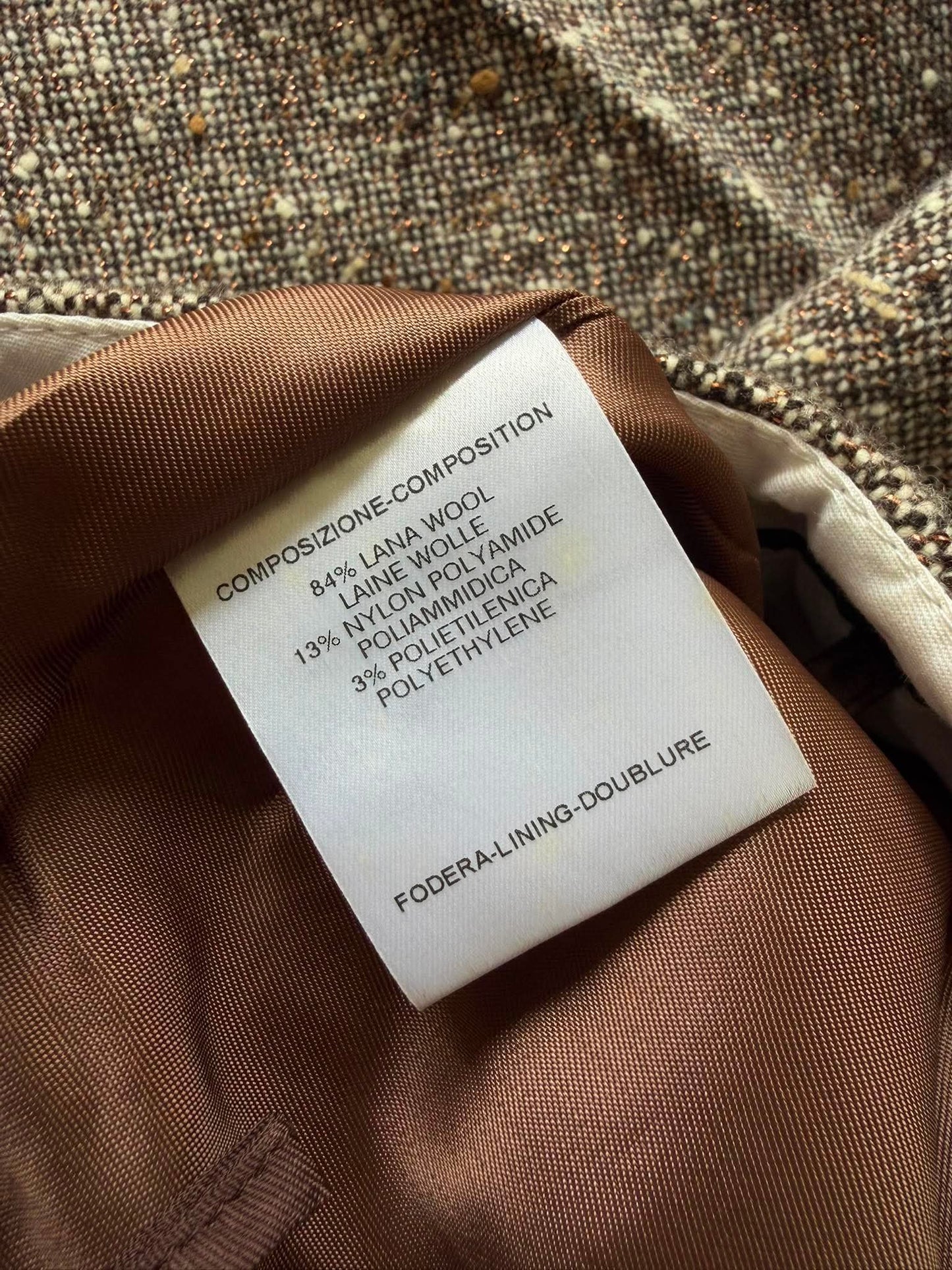 Documented & Rare Alexander McQueen F/W2004 Embellished Tweed Suit
