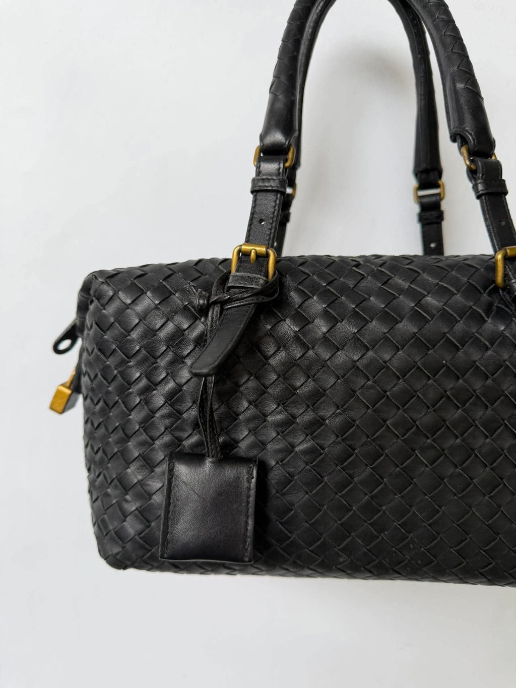 Bottega Veneta Intrecciato Woven Montaigne Satchel Bag