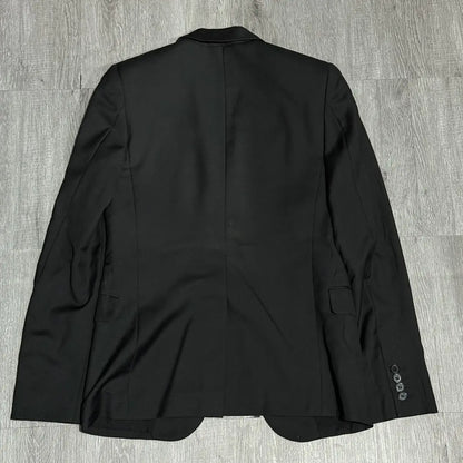 Saint Laurent Hedi Slimane SS14 3 Botton Black Suit