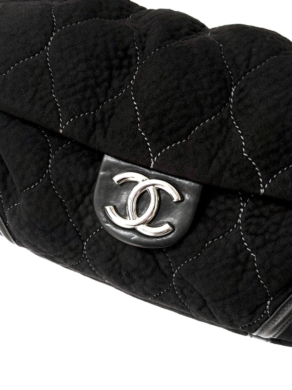 Chanel 2008-2009 Suede Rodeo Drive Flap Bag