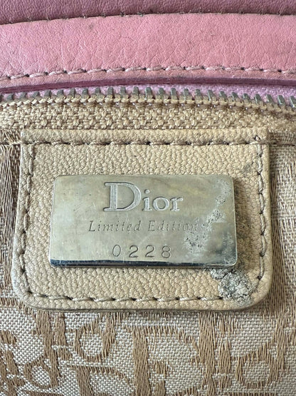 Christian Dior by John Galliano Floral Straw Raffia Handbag