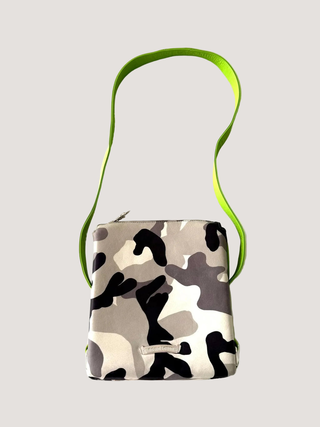 Chrome Hearts Plug CH Plus Camouflage Leather Shoulder Bag