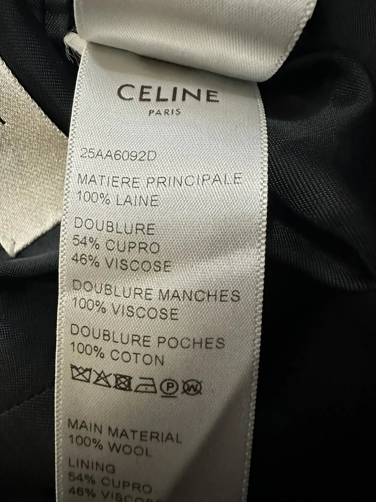 Celine by Hedi Slimane Blazer Jacket