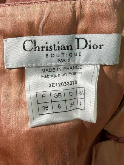 Vintage Christian Dior Boutique Dusty Pink Slip Skirt