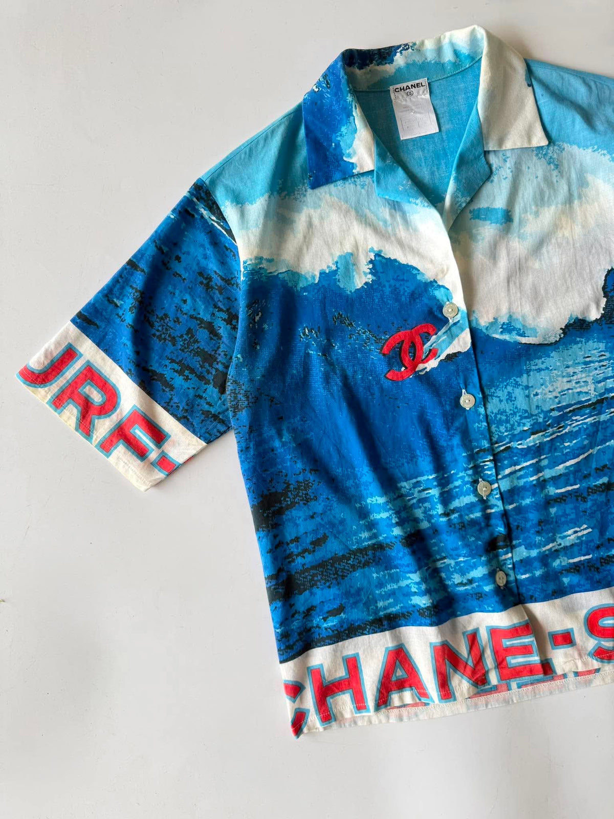 Chanel Surf SS 2002 Button-Up Short Sleeve Shirt