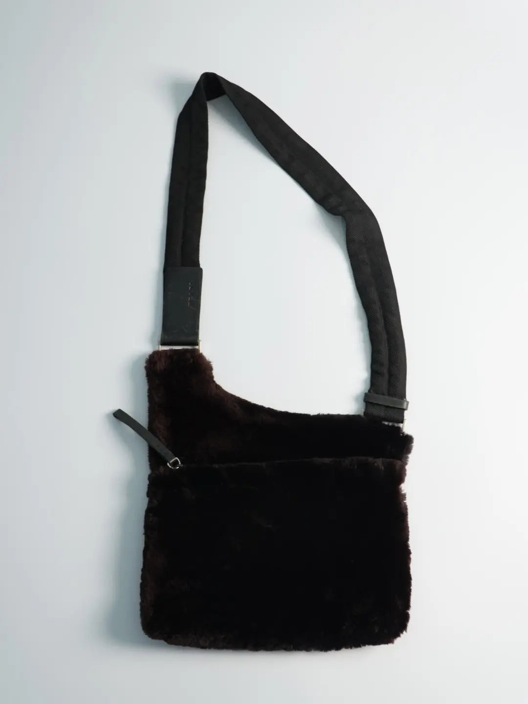Prada Sport Fur Jacket & Prada FW1999 Crossbody Bag Soft Fur