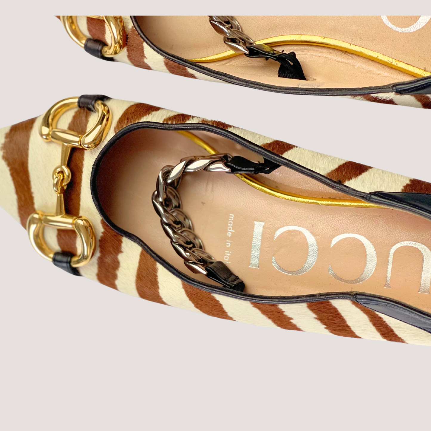 Gucci Animal Print Flats