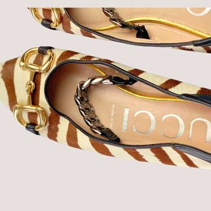 Gucci Animal Print Flats