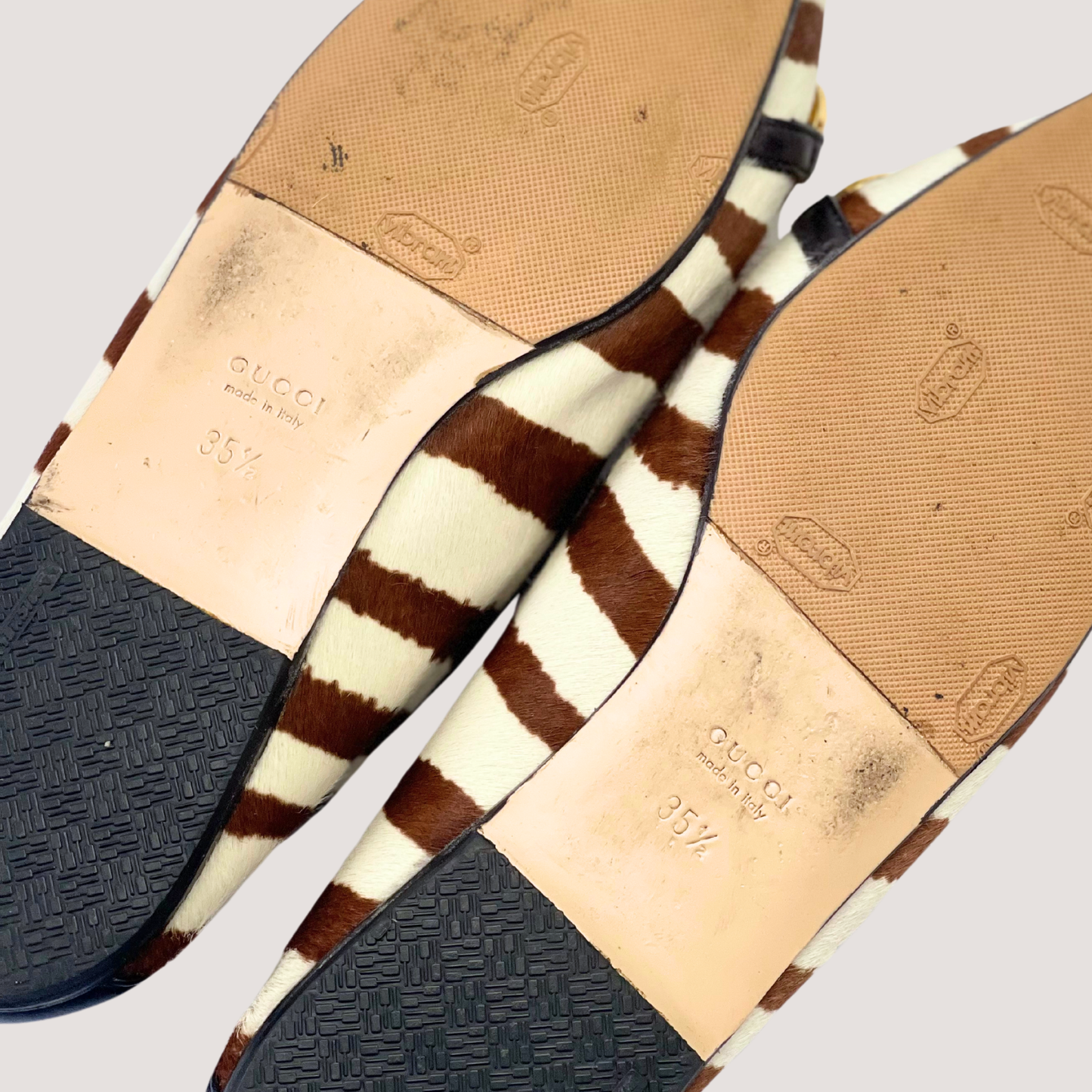 Gucci Animal Print Flats