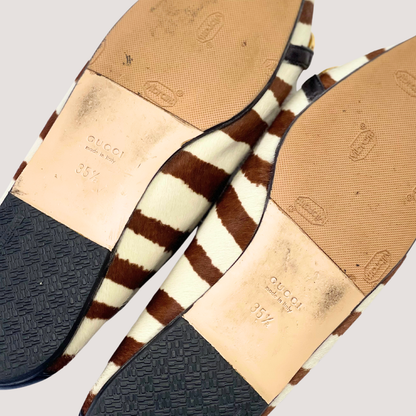 Gucci Animal Print Flats