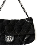 Chanel 2008-2009 Suede Rodeo Drive Flap Bag