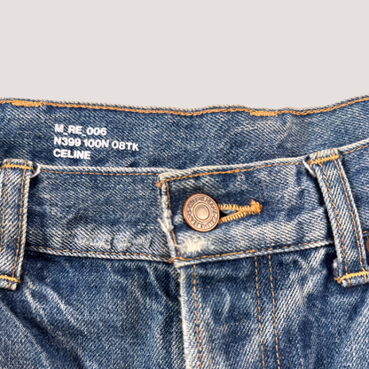 Celine Destroyed Tattered Pants